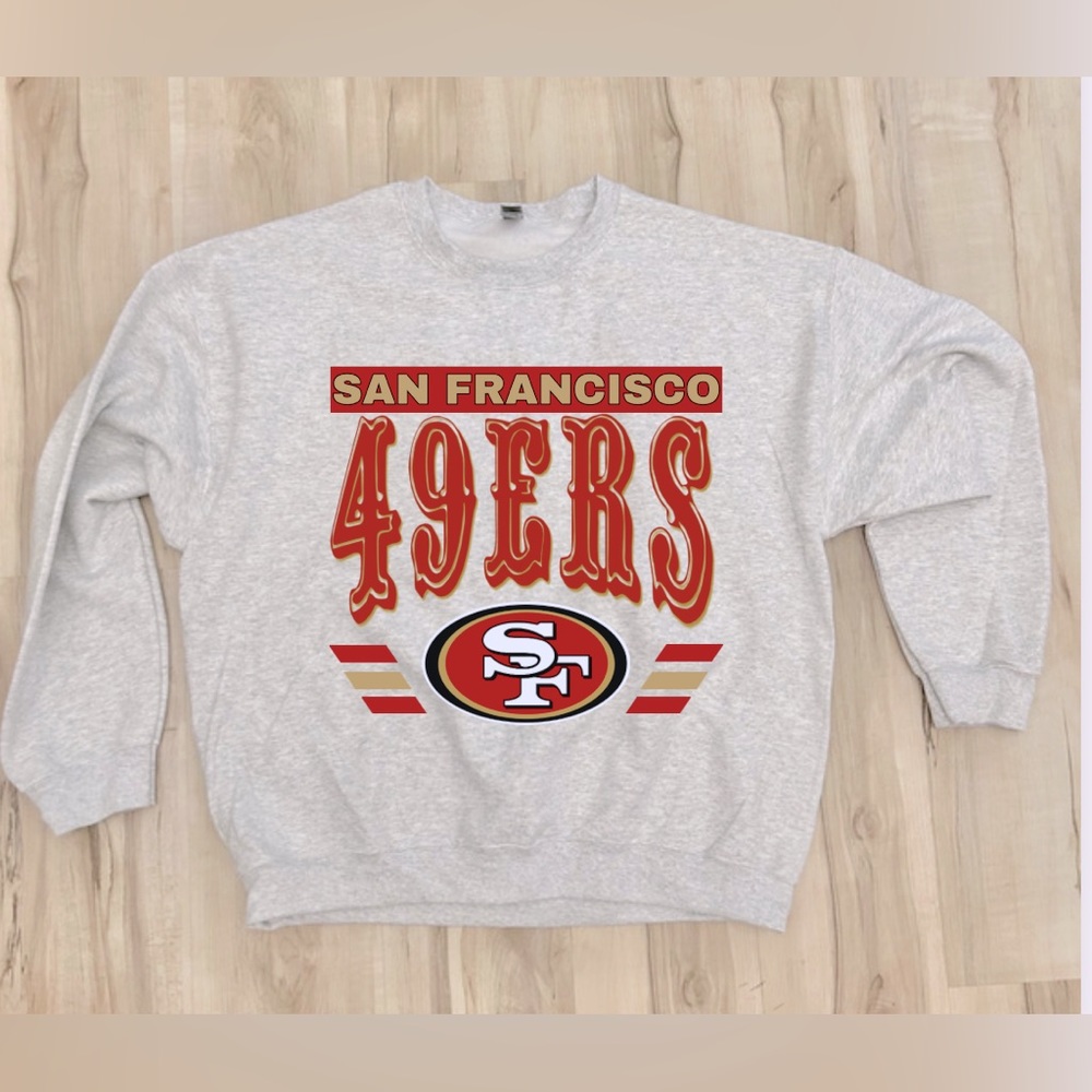 New - custom boutique - San Francisco 49ers sweatshirt
